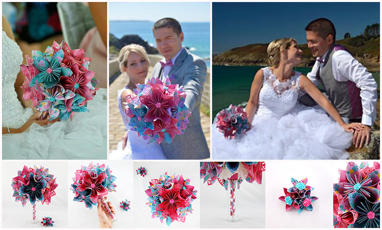 bouquet mariée tropical exotique