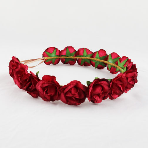 couronne mariage rouge