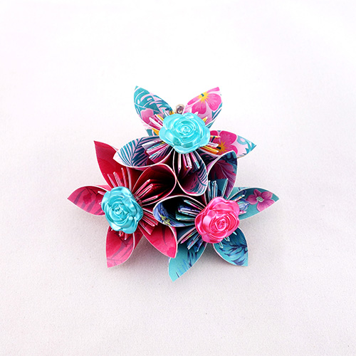 accessoire cheveux mariée tropical