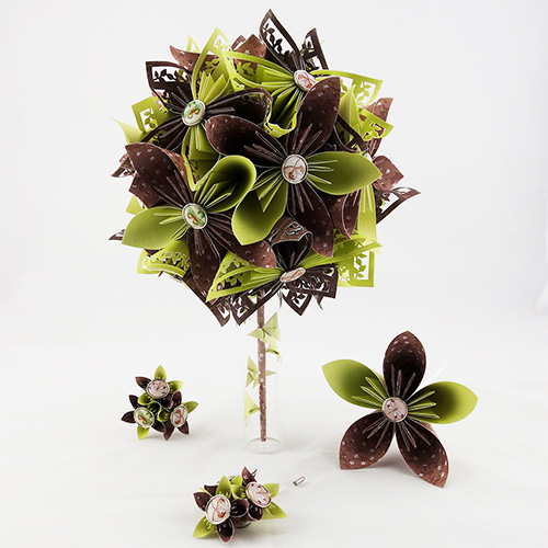 bouquet champêtre mariée