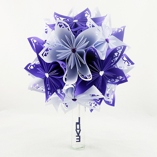 bouquet mariage violet