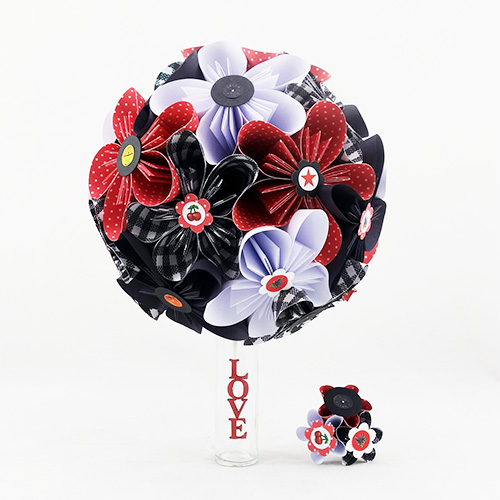 bouquet mariée rockabilly