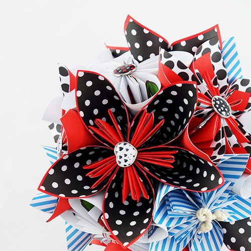 bouquet mariée rockabilly