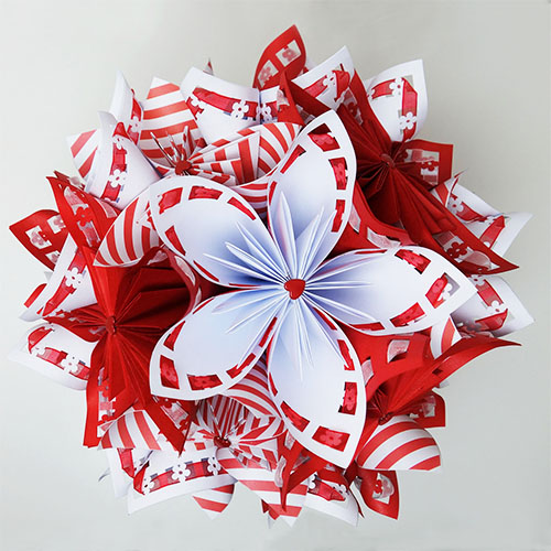 bouquet mariee rouge