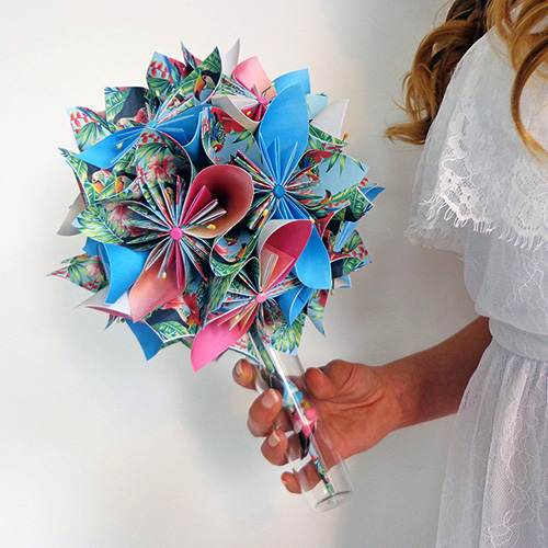 bouquet mariee tropical