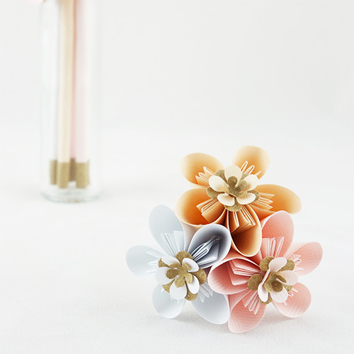bouquet mariée vintage rose