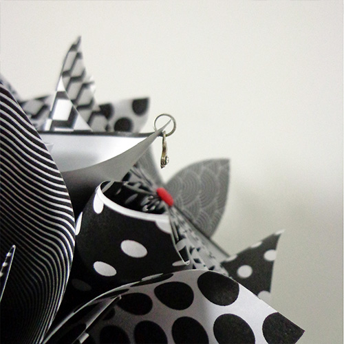 bouquet noir et blanc