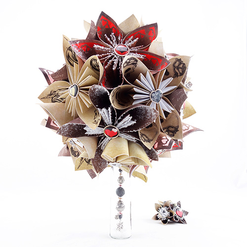 bouquet origami