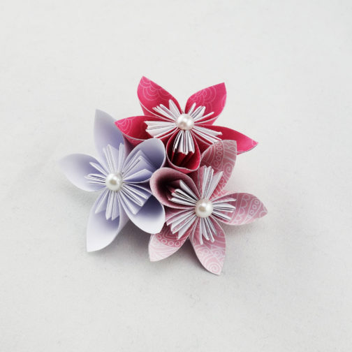 bouquet mariee japon papier origami soligami
