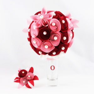 bouquet mariee papier origami soligami
