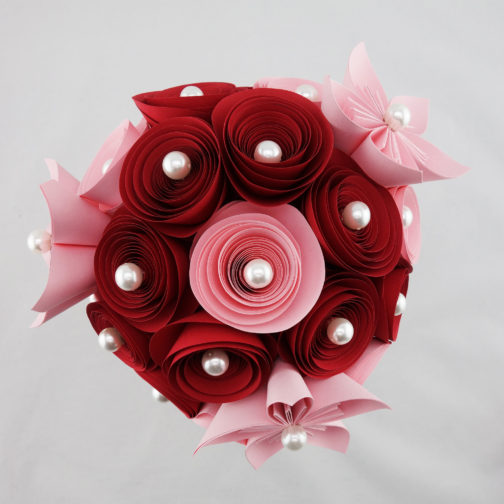 bouquet mariee papier origami soligami