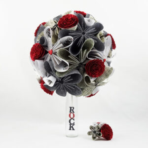 bouquet mariee papier rock