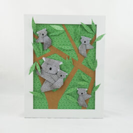 Cadre origami animaux koala