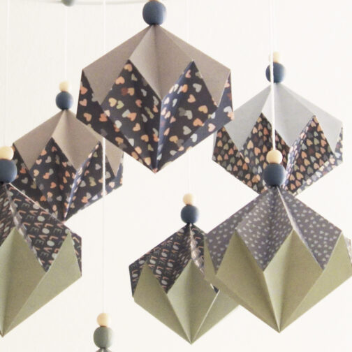mobile suspension origami bebe
