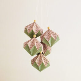 Suspension papier origami