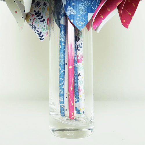 bouquet artificiel champetre