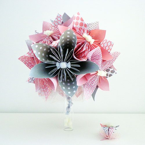 bouquet demoiselle d'honneur artificiel