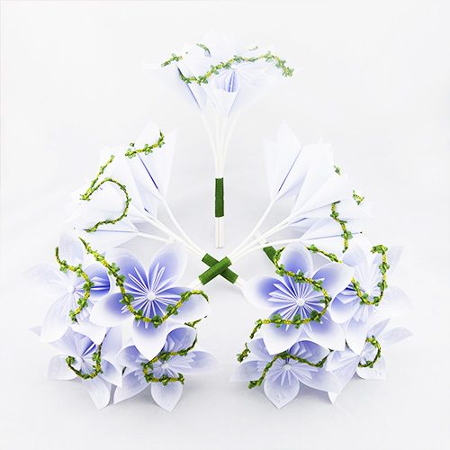 bouquet demoiselle d'honneur blanc