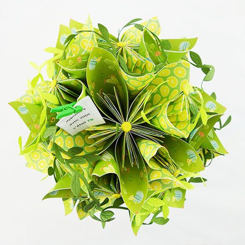 bouquet exotique artificiel