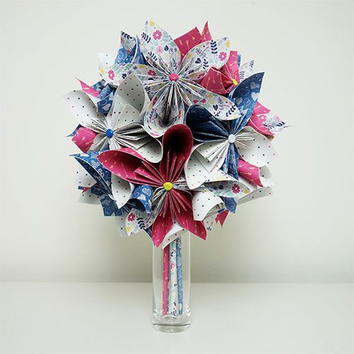 bouquet fleurs artificielles