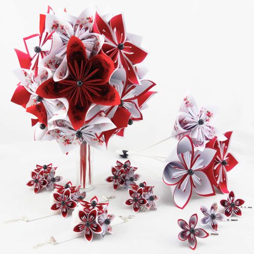 bouquet mariage japon origami