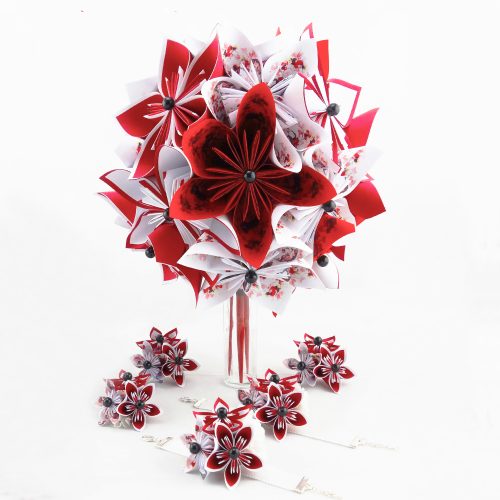 bouquet mariage japon origami