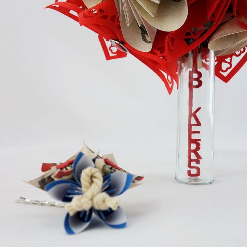 bouquet mariage papier