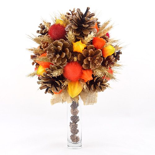 bouquet mariee champetre automne hiver