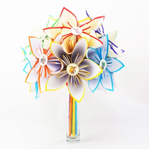 bouquet mariee multicolore fantastique