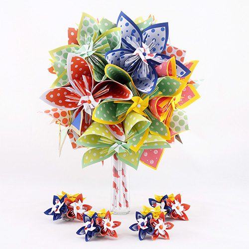 bouquet mariée multicolore