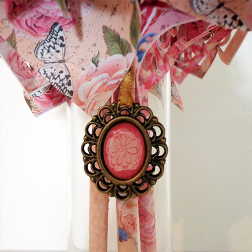 bouquet mariee papier