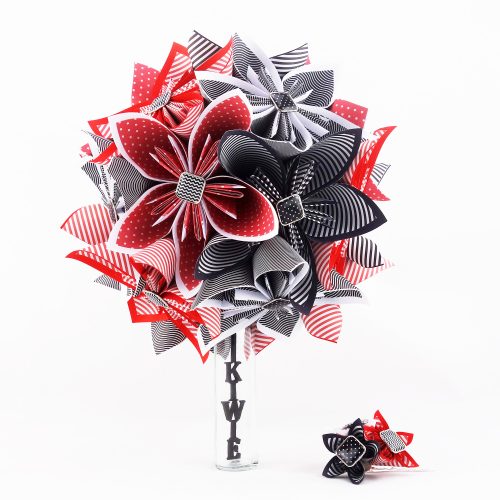 bouquet mariee personnalise origami