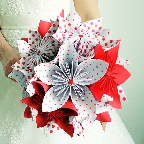 bouquet mariee rockabilly