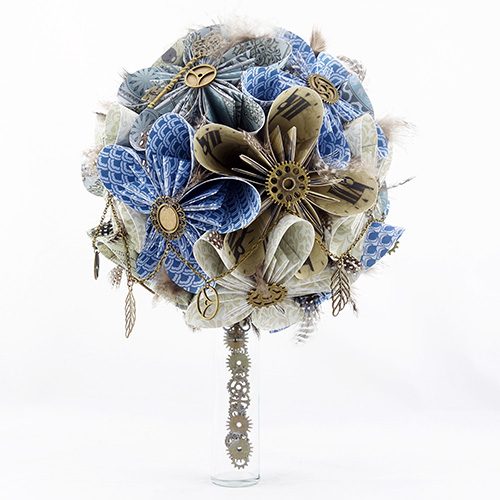 bouquet mariée steampunk