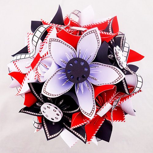 bouquet mariée thème cinéma