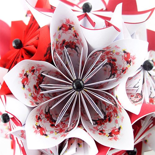 bouquet origami