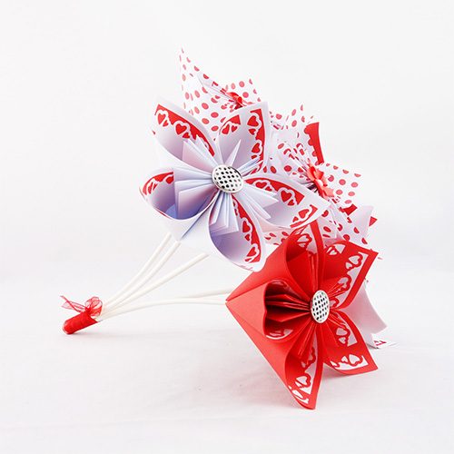 bouquet origami mariage a jeter a lancer