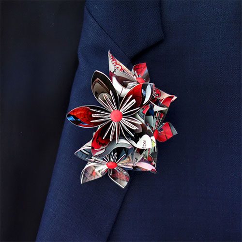 boutonnière mariage fleur