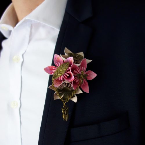 boutonniere mariage homme