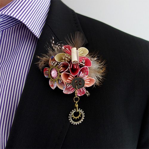 boutonniere steampunk
