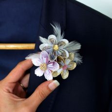 fixer boutonniere mariage soligami
