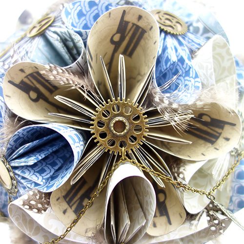 origami bouquet mariée