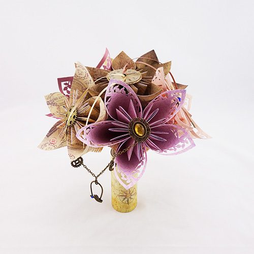 porte alliances fleur